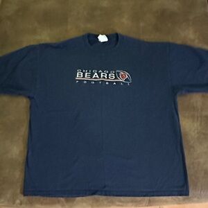 Lee Navy Blue Chicago Bears Football Short Sleeve Tee